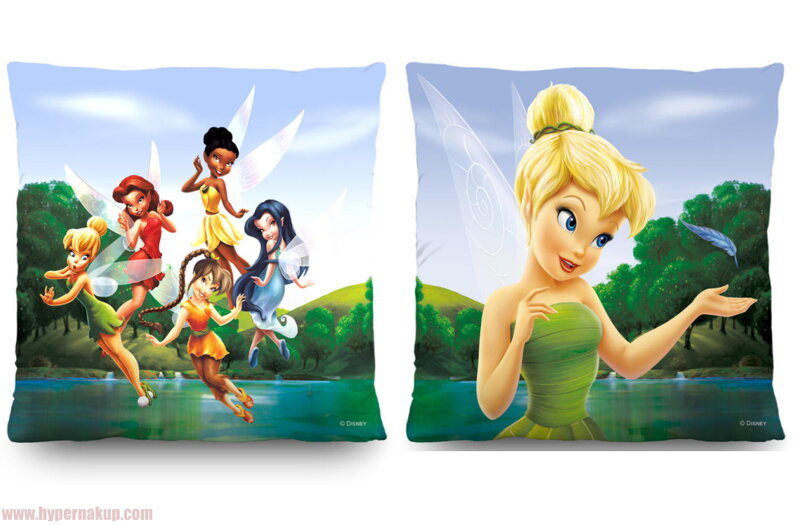 Detský vankúš Disney Fairies Víly  40x40 cm