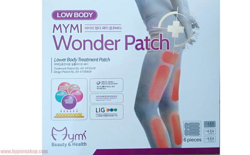 Náplasti na chudnutie MYMI Wonder Patch LOW BODY
