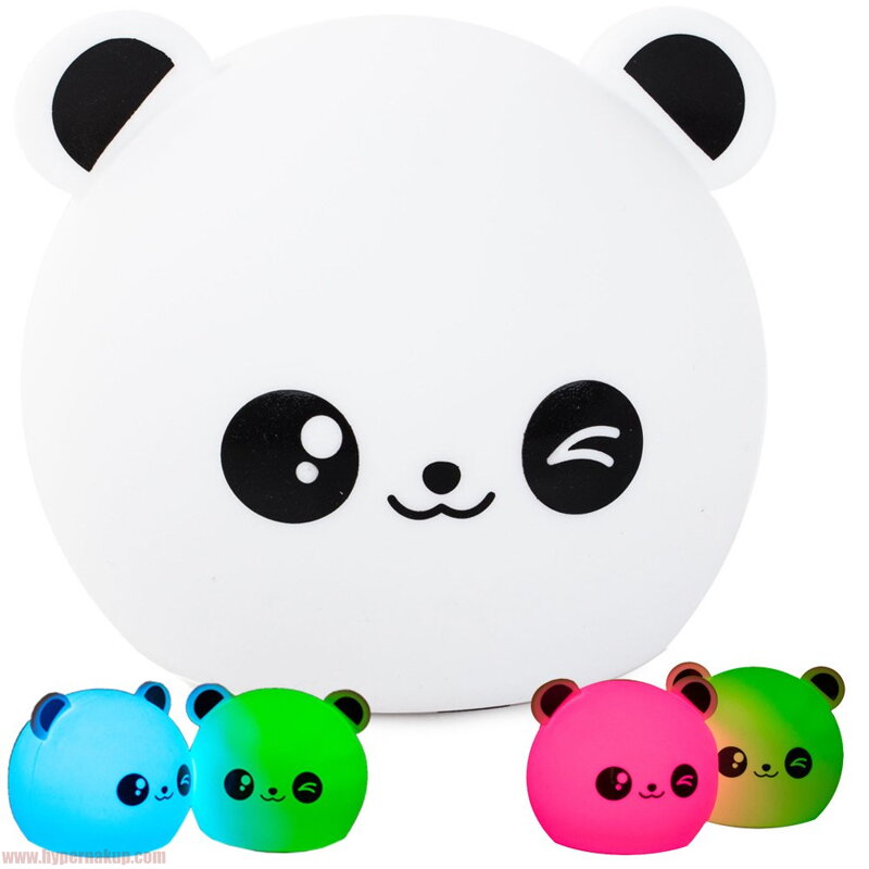 Detské led nočné svetlo rgb  Panda 