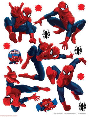 Samolepky na stenu nábytok Marvel Spider Man small