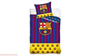 Bavlnené posteľné obliečky FC Barcelona 