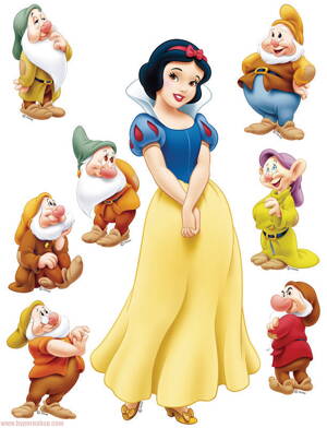Dekoračné nálepky Disney Snehulienka a sedem trpaslíkov