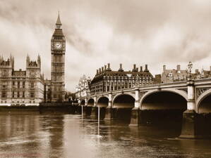 Fototapeta FTS 0480 Londýn Big Ben, papierová , 360x254 cm - 4 dielna