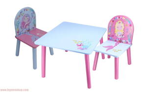Detský stolík a stoličky Morská panna