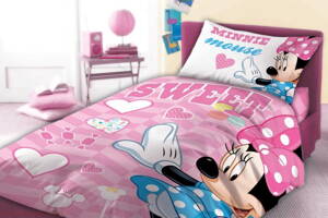 Detské posteľné obliečky Disney Minnie 100x135 cm