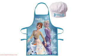 Detská pracovná zástera a kuchárska čiapka Disney Frozen