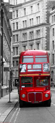 Fototapeta FTNV 2898 London bus, Londýnsky autobus, vliesová , 90x202 cm - 1 dielna