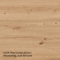 Dvierka na umývačku riadu, biela/biela/dub artisan, LULA ZM 713x596