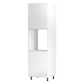 Potravinová skrinka, biela/biela extra vysoký lesk, ľavá, AURORA D60P