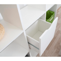 Regál, biela, TOFI BOX NEW