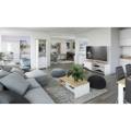 TV stolík 1D1S, gaštan nairobi/onyx, JESI NEW