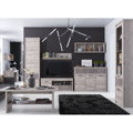 Regál 2D1S, gaštan nairobi/onyx, JESI NEW