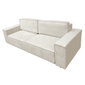 Rozkladacia pohovka, smotanová, HARPERA BIG SOFA