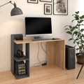 PC stôl, dub artisan/grafit, ANDREO NEW