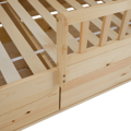 Montessori posteľ, 90x200, prírodná, masív, BIANKA