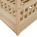 Montessori posteľ, 90x200, prírodná, masív, BIANKA