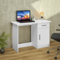 Univerzálny PC stôl, biela, SIRISS NEW