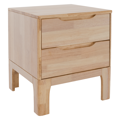 Nočný stolík, masívne drevo, prírodná, FERB