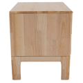Nočný stolík, masívne drevo, prírodná, FERB