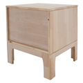 Nočný stolík, masívne drevo, prírodná, FERB