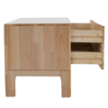 Nočný stolík, masívne drevo, prírodná, FERB