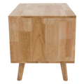 Nočný stolík, masívne drevo, prírodná, BRUNI