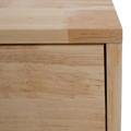 Nočný stolík, masívne drevo, prírodná, BRUNI