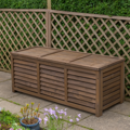 Záhradný úložný box, hnedá, LADAM