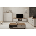 TV stolík, kašmír/dub castello, EYCO 2D/180