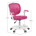 Otočná stolička, malinová/biela, TRIXI TYP 2