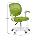 Otočná stolička, zelená/biela, TRIXI TYP 2