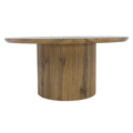 Konferenčný stolík, dub, priemer 80 cm, MAHIR TYP 2