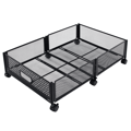 Organizér pod posteľ s kolieskami, čierna, TOMKO TYP 1