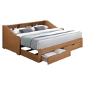 Rozkladacia posteľ, dub, MONETA
