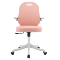 Otočná stolička, ružová/biela, TARIA