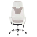 Kancelárske kreslo, sivá/čierna/biela, TAXIS 2 NEW