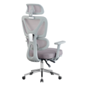 Kancelárske kreslo, sivá/chróm, DEMOS