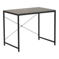 Písací stôl, betón/čierna, 90x60 cm, MELLORA
