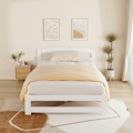 Posteľ s roštom, biela, 120x200, AZRA