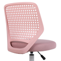 Otočná stolička, ružová/biela, SATOZ