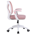 Kancelárske kreslo, ružová/biela, SOLARI