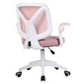 Kancelárske kreslo, ružová/biela, SOLARI