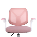 Kancelárske kreslo, ružová/biela, SOLARI