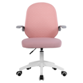 Kancelárske kreslo, ružová/biela, PASTURA
