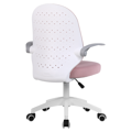Kancelárske kreslo, ružová/biela, PASTURA