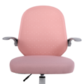 Kancelárske kreslo, ružová/biela, PASTURA