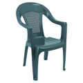 Záhradné stohovateľné kreslo, zelená, MEDRO