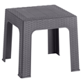 Záhradný príručný stohovateľný stolík, sivá, ZAMA