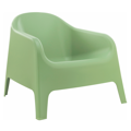 Stohovateľné kreslo, zelená, plast, SOKRA NEW