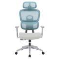 Kancelárske kreslo, neomint/svetlosivá/sivá, ERMEN